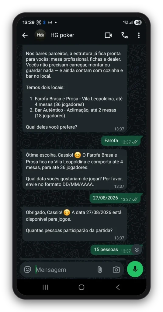 Hana apresenta os bares parceiros Farofa Brasa e Prosa e Bar Autentico e confirma a data do jogo
